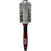 Phillips Brush Thermal Ceramic 2.5 Inch Round Hair Brush, 100% Pure Boar Bristles & Ergonomic Beech Wood Handle – Ceramic Barrel Brush Head for Styling & Volumizing All Hair Types, TPB-2