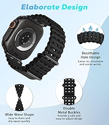 Astorgos Upgraded Ocean Band Compatible with Apple
