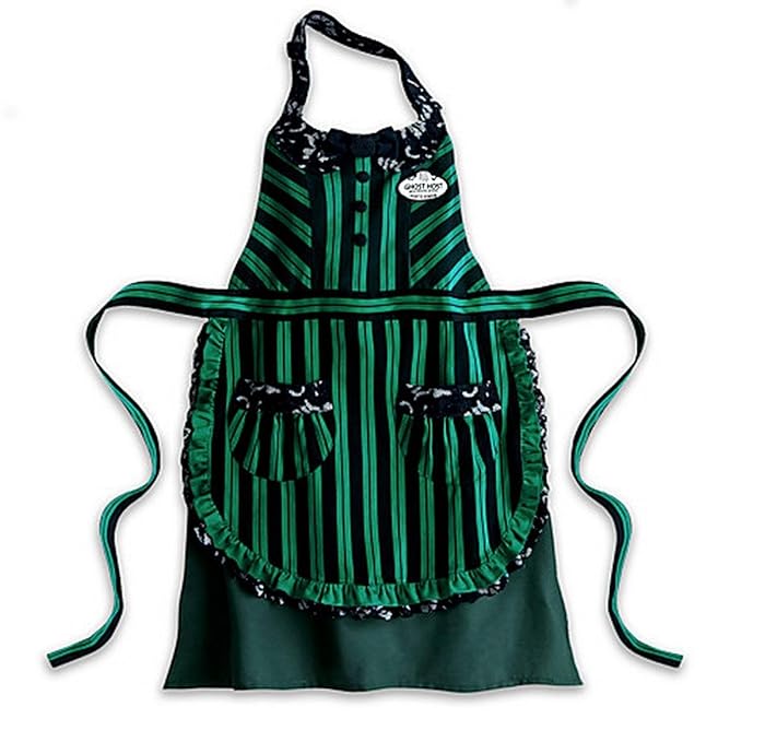Disney Haunted Mansion Ghost Host Hostess Maid Kitchen Apron Adult Authentic
