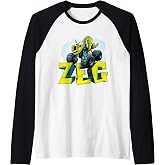 Blaze and the Monster Machines Zeg Badge Raglan Baseball Tee