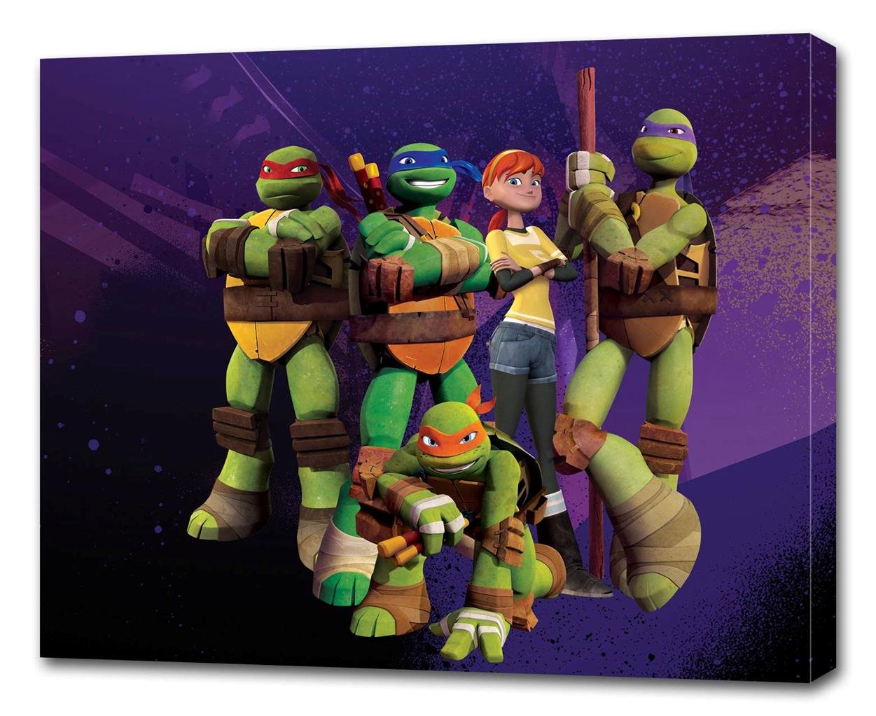 Tmnt Ninja Turtles Canvas Print Wall Decor Art Giclee Kids Bedroom P080 1