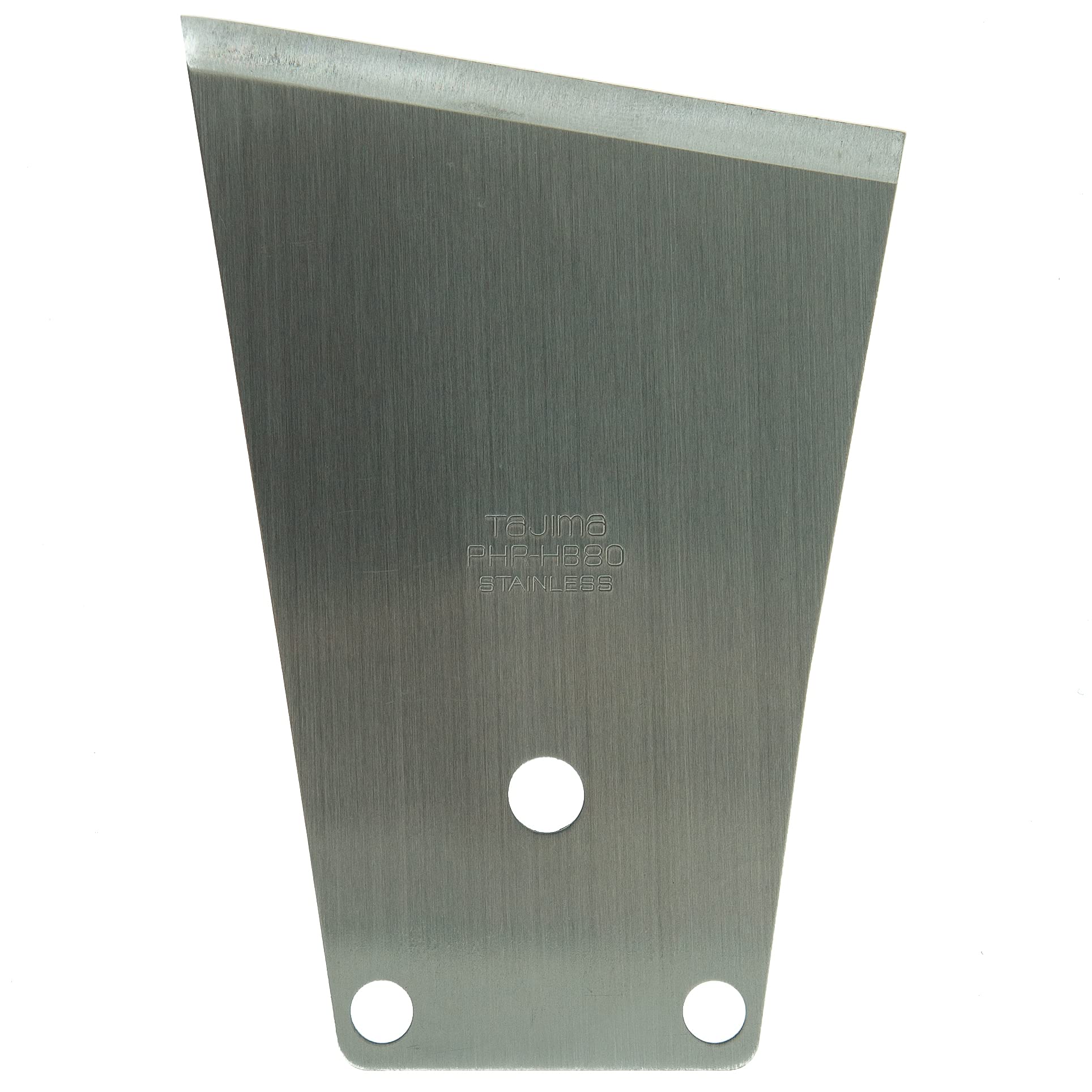 Tajima PHR-HB80 Scrape-Rite Solid-Core Scraper Replacement Blade Hard Rigid with an Angled Edge 80MM