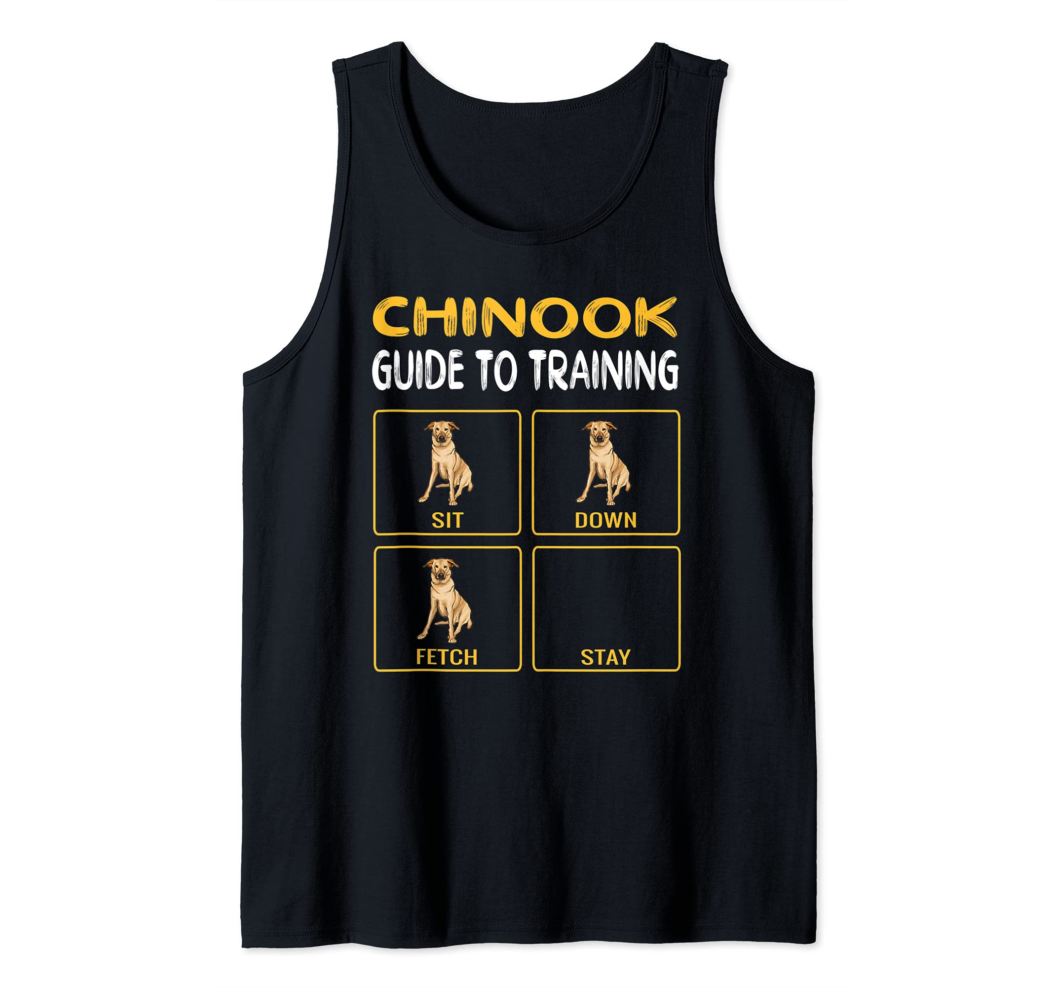 Funny Chinook Guide To Training Dog Obedience Tank Top