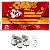Kansas City Chiefs Nation Banner and Tapestry Wall Tack Pads