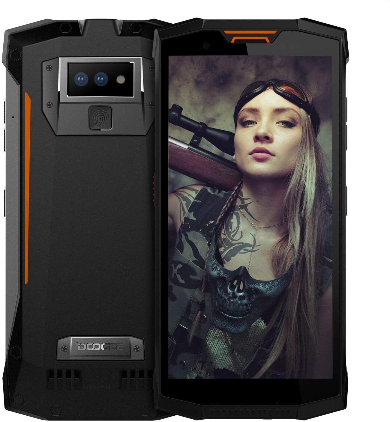 DOOGEE S80 - Professional Walkie-Talkie Rugged Outdoor Smartphone 10080mAh battery, IP68/IP69K Waterproof/Shockproof/Dustproof Android 8.1, 5.99 inch FHD+ screen, 2.5GHz Octa Core 6GB + 64GB Orange