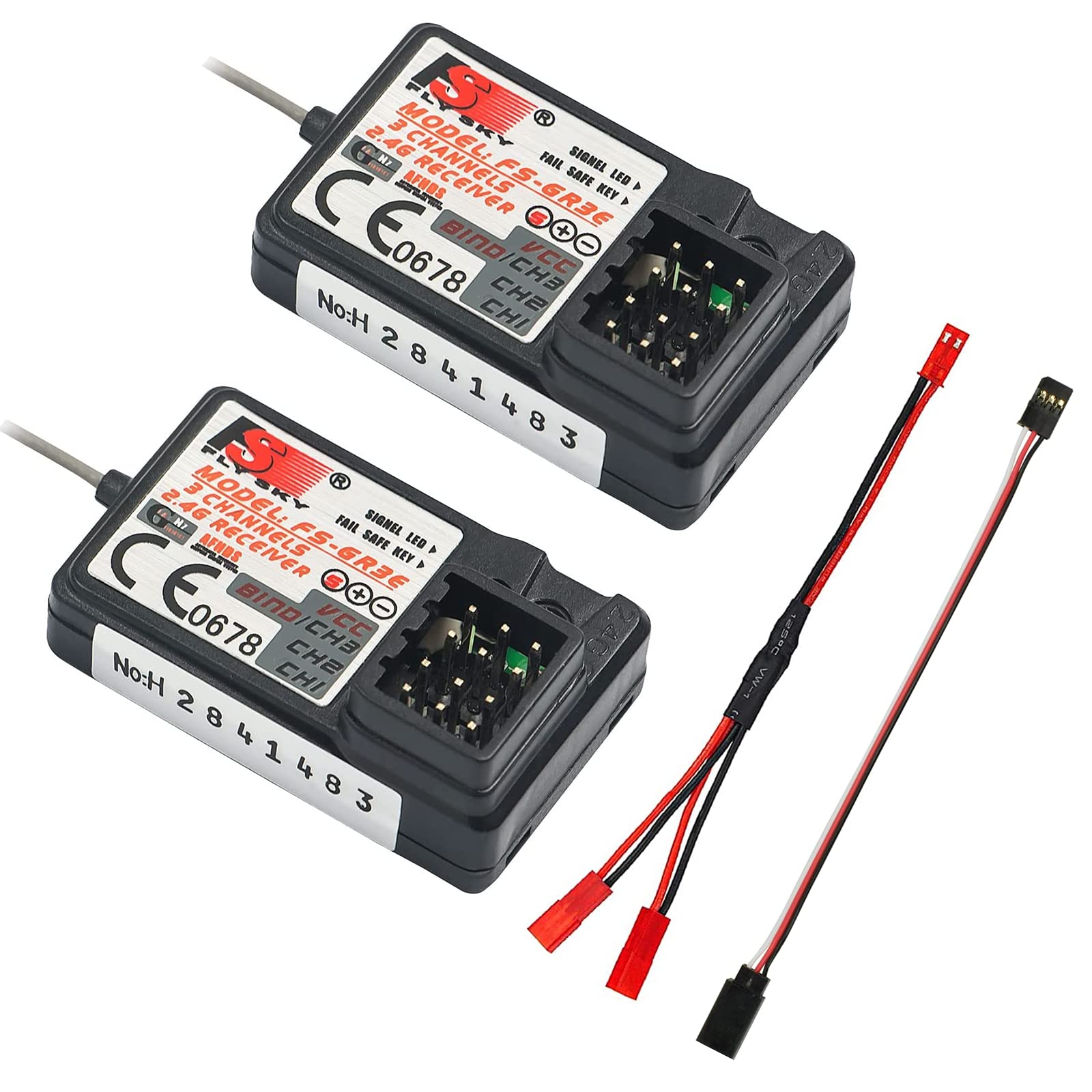 WOAEIUOS Flysky FS-GR3E Receiver AFHDS Long Range