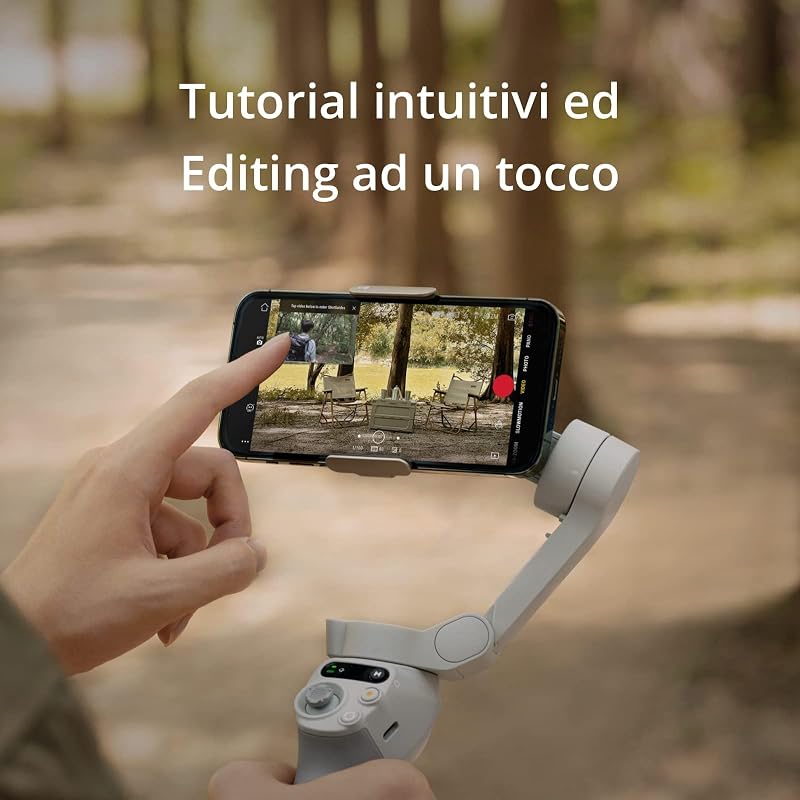 Gimbal intelligente Osmo Mobile SE per smartphone, stabilizzatore a 3 assi