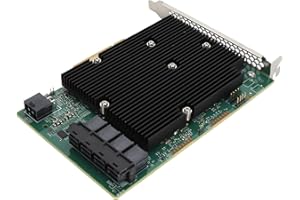 LSI 9300-16i SAS Controller HBA Card, 12Gbps 16 Ports SATA SAS Host Bus Adapter, PCIe 3.0 RAID Expander, Non RAID, for for Li