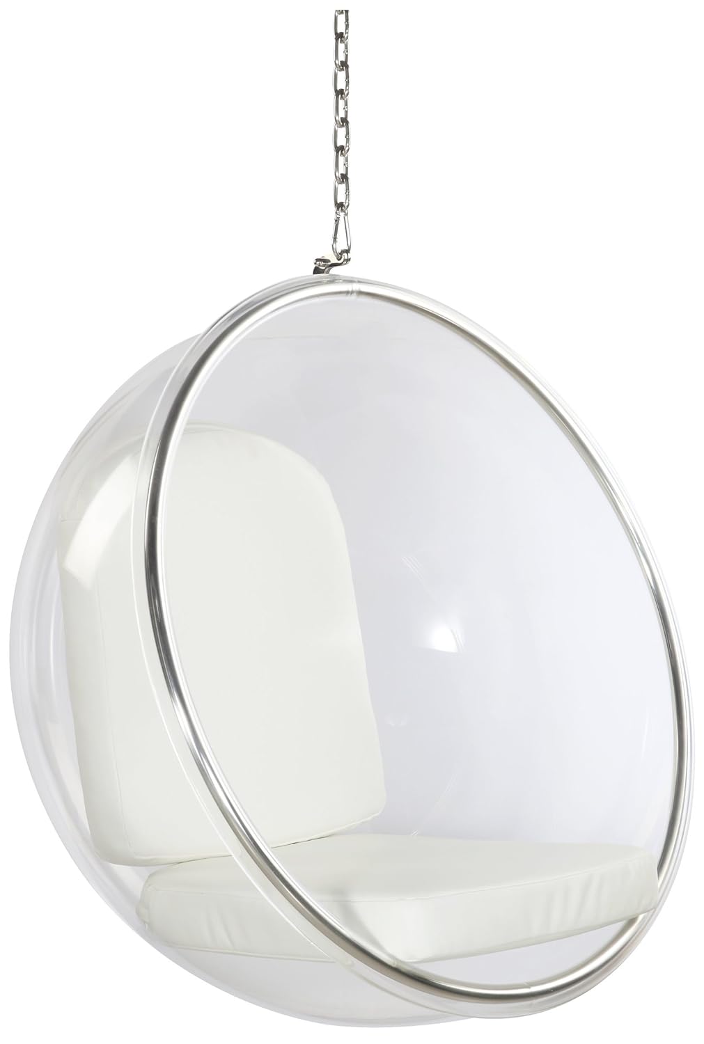 Eero Aarnio Bubble Chair With White Seat Cushion Amazon Co Uk