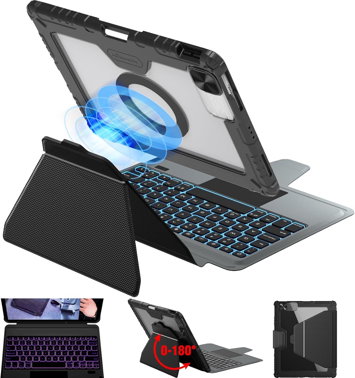 Nillkin Magnetic Keyboard Case For IPad Air 13-inch (M2