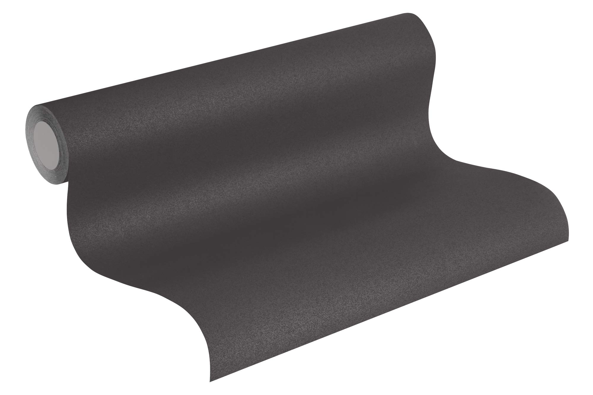 Livingwalls Plain Wallpaper Metropolitan Stories Non-Woven Lizzy - London 10.05 m x 0.53 m Black Made in Germany 368993 36899-3