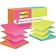 Post-it Pop-up Notes, 3x3 in, 12 Pads, America's #1 Favorite Sticky Notes, Poptimistic, Bright Colors, Clean Removal, Recycla