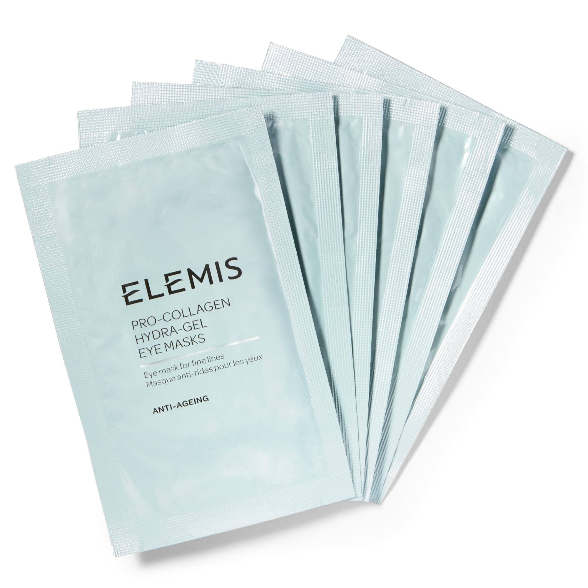 ELEMIS Under Eye Pro-Collagen Hydra-Gel Eye Masks, Hydrating Pads for Fine Lines Formulated with Marine Actives and Hyaluronic Acid, for Eyes to Smooth, Tighten and Hydrate Skin, 6 Eye Patches — image 1