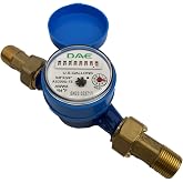 DAE AS200U-75 Water Meter, 3/4" NPT Couplings, Measuring in Gallons