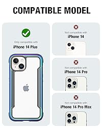 RAPTIC Shield Case for iPhone 14 Plus, Shockproof