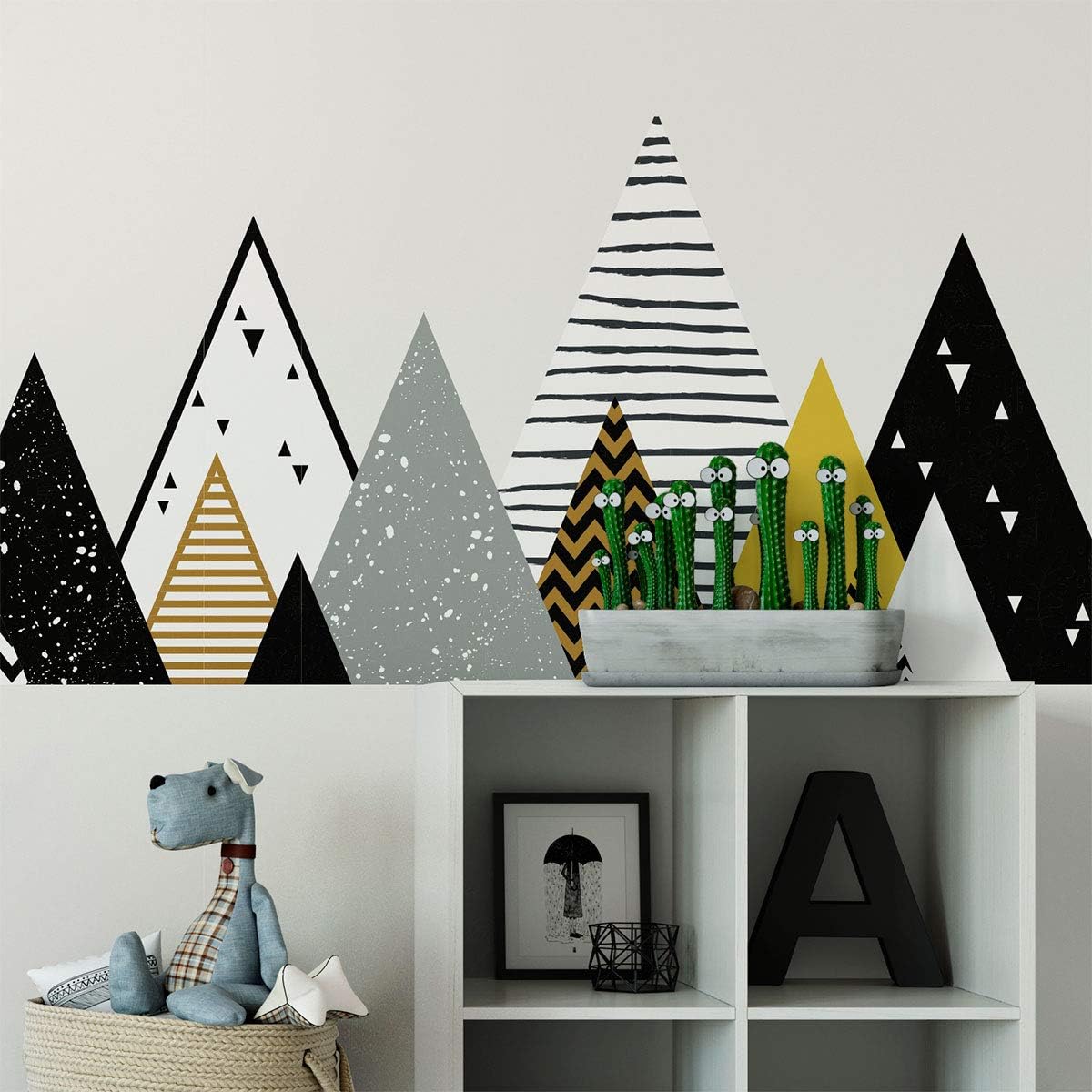 Ambiance Stickers Scandinavian Chapka Mountains Wall Decals, DIY Home Decor, Peel and Stick Removable Stickers - Image 5