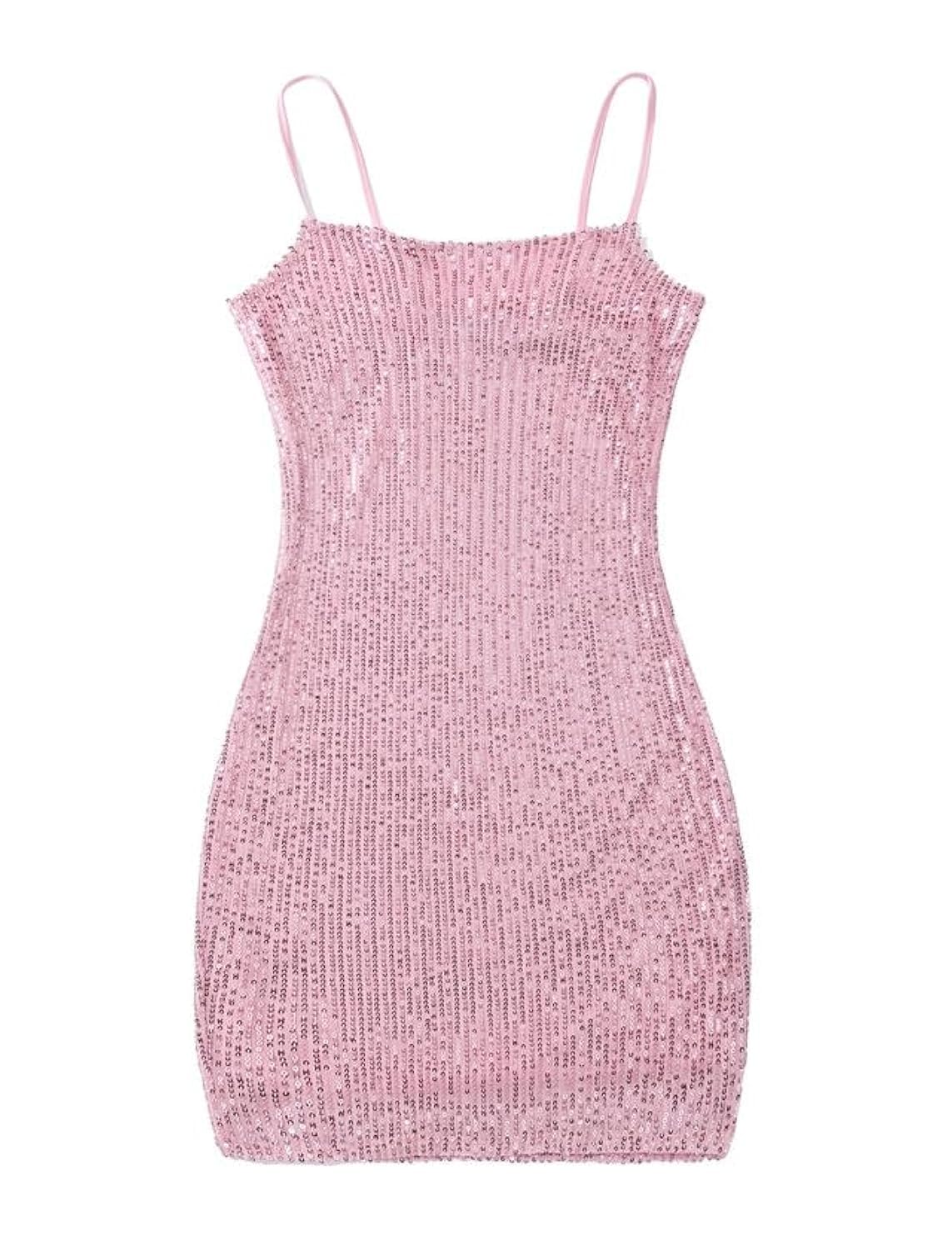 Sparkly Strapless Pink Sequin Sheath 8th Grade Homecoming Dress Short Party Dress Cocktail Dress main image 1