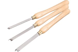 Shop Fox D3786 Lathe Ring Chisel Set, 3-Piece