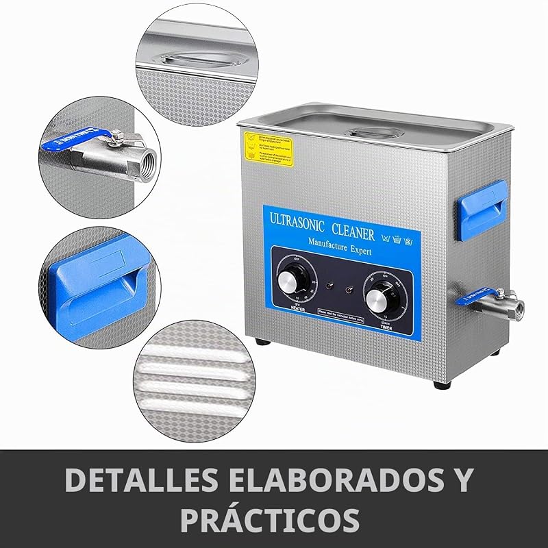 Limpiador ultrasónico 6,5L limpiador de joyas 180W