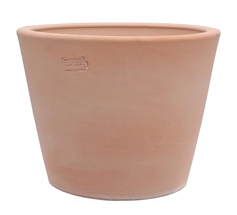 Hentschke Keramik Pflanztopf/Pflanzkübel frostsicher Ø 30 x 26 cm, terrakotta, 342.030.53 Blumenkübel für Draußen + Innen - M