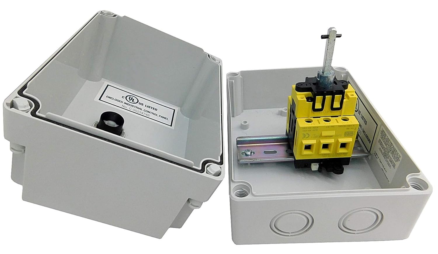Elimia Enclosed Equipment Disconnect Switch 30A 40A 600V Nema 4X Made in USA Basic Switches