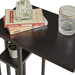 IBUYKE C Shaped End Table, Sofa Side Table, Small