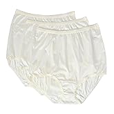 Shadowline Women's Plus-Size Panties - Nylon Brief (3 Pack)
