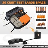 Sailnovo 20 Cubic Feet Car Roof Bag Foldable Soft Roof Box view 5
