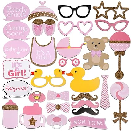 Amazon Com Tinksky 29pcs Baby Shower Photo Props Baby Bottle Masks Amazon Com Tinksky 29pcs Baby Shower Photo Props Baby Bottle Masks