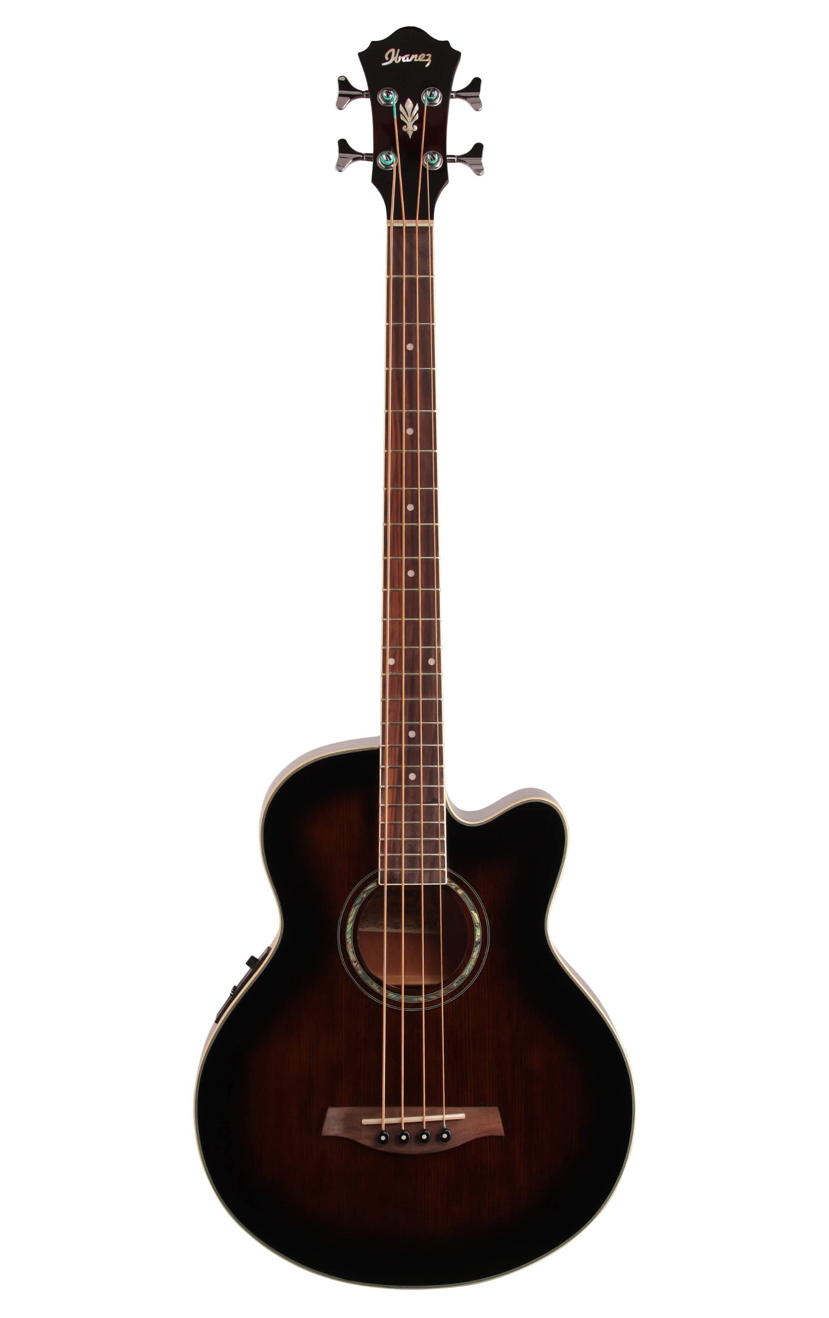 Ibanez AcousticElectric Bass Guitar Dark Violin Sunburst Buy Online