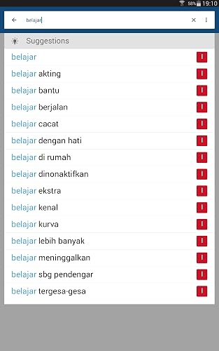 Indonesian English Dictionary Amazon Com Appstore For Android
