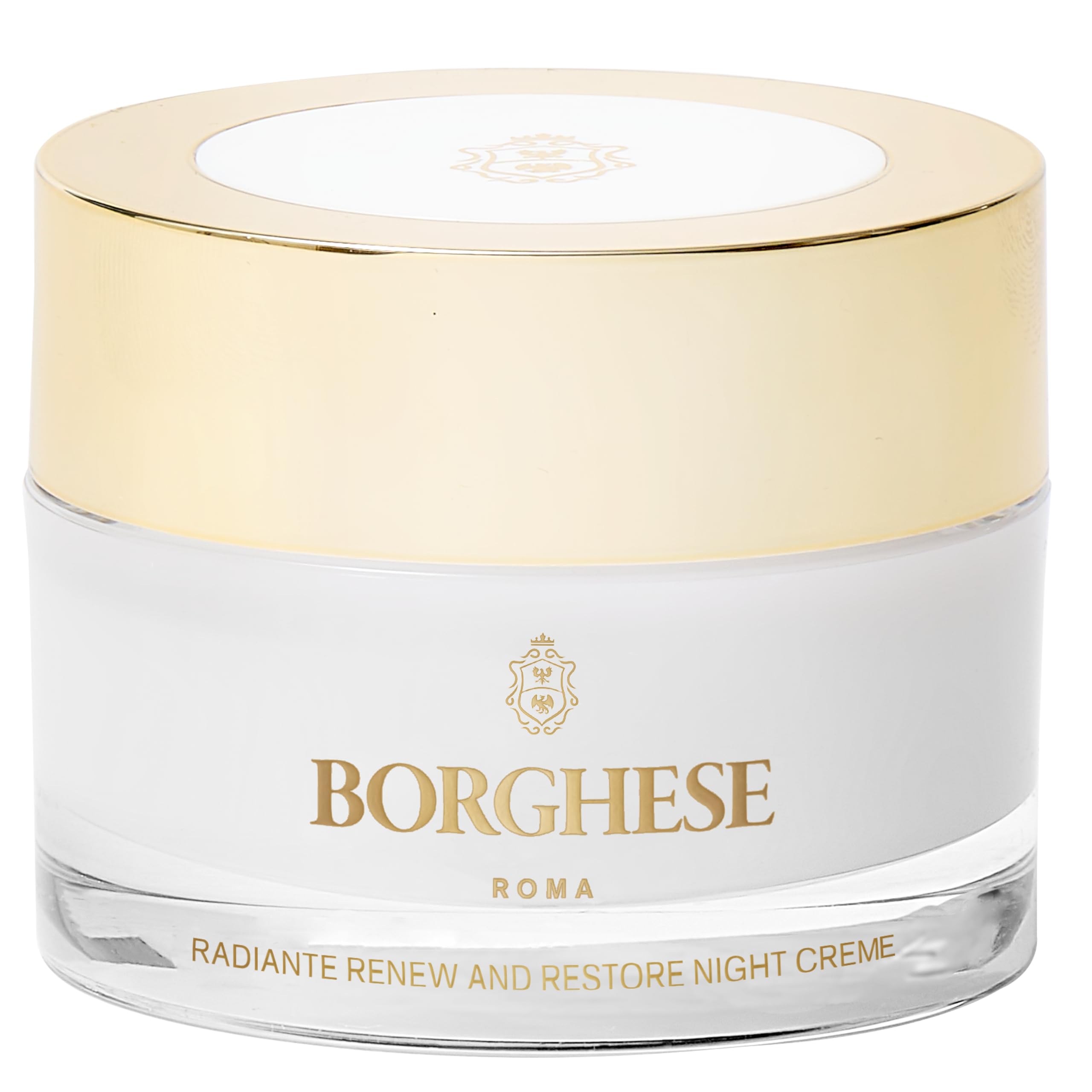 Photo 1 of Borghese Radiante Renew & Restore Night Creme - Hydrating Barrier Night Cream with Castor Oil, Shea Butter, & Vitamin B3, for All Skin Types