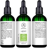 AROMATIKA Organic Hemp Seed Oil 100ml Cold Pressed Vegan Natural Skin Hair view 8