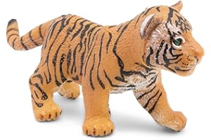 Papo -Hand-Painted - Figurine -Wild Animal Kingdom - Tiger Cub -50021 -Collectible - for Children - Suitable for Boys and Girls- from 3 Years Old