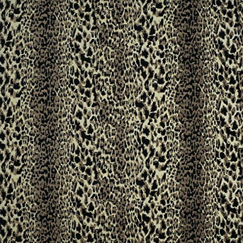 Purrfect Onyx 56" width Animal-Print Novelty StripeDrapery Fabric, Curtain Fabric, and Upholstery Fabric by the yard at best price