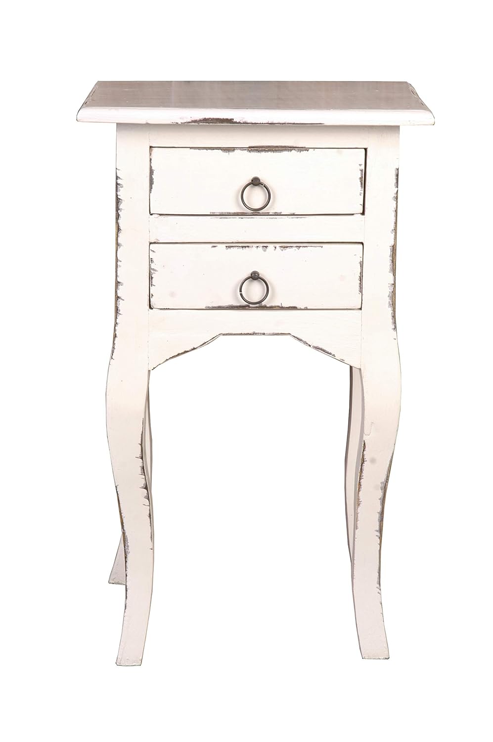 Best Antique Traditional White End Table
