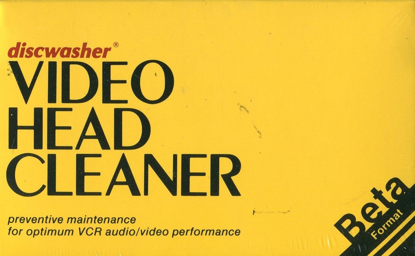 Betamax Discwasher Video Head Cleaner Cleaning & Repair Head Cleaners