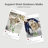 PUPTECK 2 Pairs Anti-Slip Dog Socks Paws Stop Licking Boots Small Large view 6