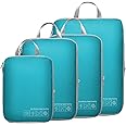 Cambond Mesh Compression Packing Cubes Travel - Space Saving Packing Cubes for Travel Women, Lightweight Compression Cubes for Travel Bags Luggage Packing Organizer for Suitcases