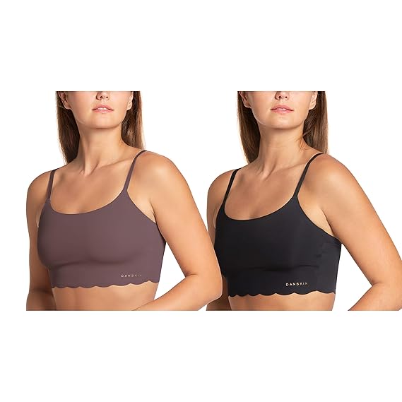 Buy Danskin 2 Pack Laser Wirefree Everyday Comfort Lounge Bralette with