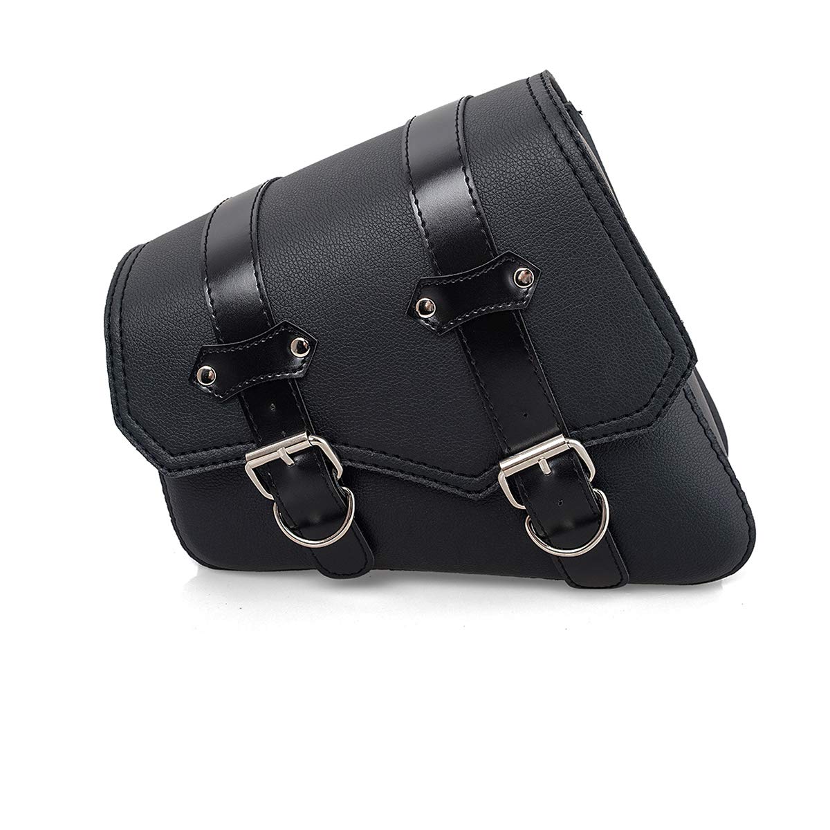 evomosa Motorcycle PU Leather Saddle Bag Universal Motorcycle Tool Bags