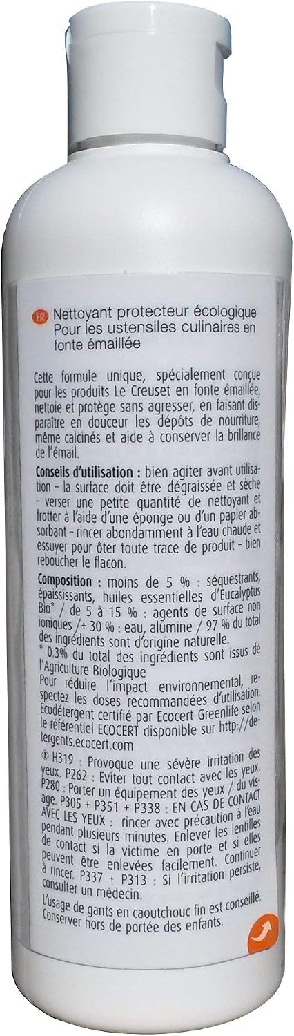 Le Creuset ecological cleaner and protector for enamelled cast iron cooking utensils 250 ml, 71039, white, 250 ml (Pack of 1) - Image 3