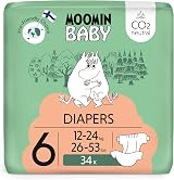 Delipap Moomin Baby Eco Nappies Size 6 12-24 kg 34 Diapers view 1