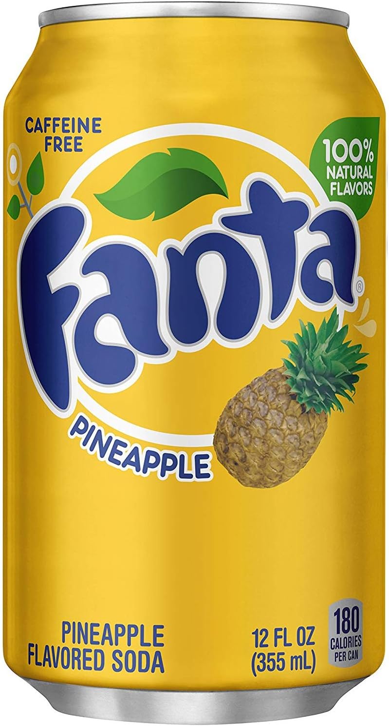 Fanta Pineapple 355ml 4 Cans Amazon.co.uk Grocery