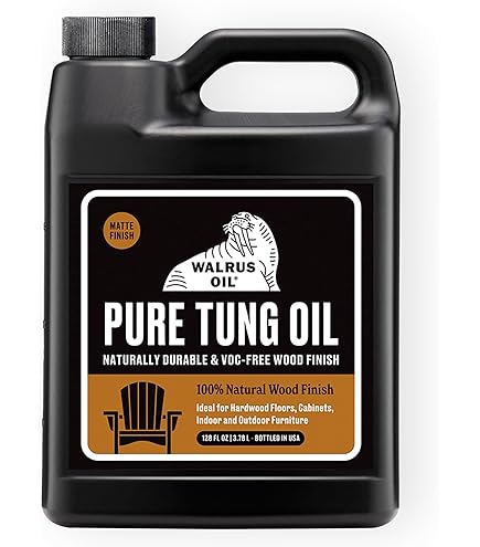 Amazon.com: WALRUS OIL - 100% Pure Tung Oil, Wood Finish for