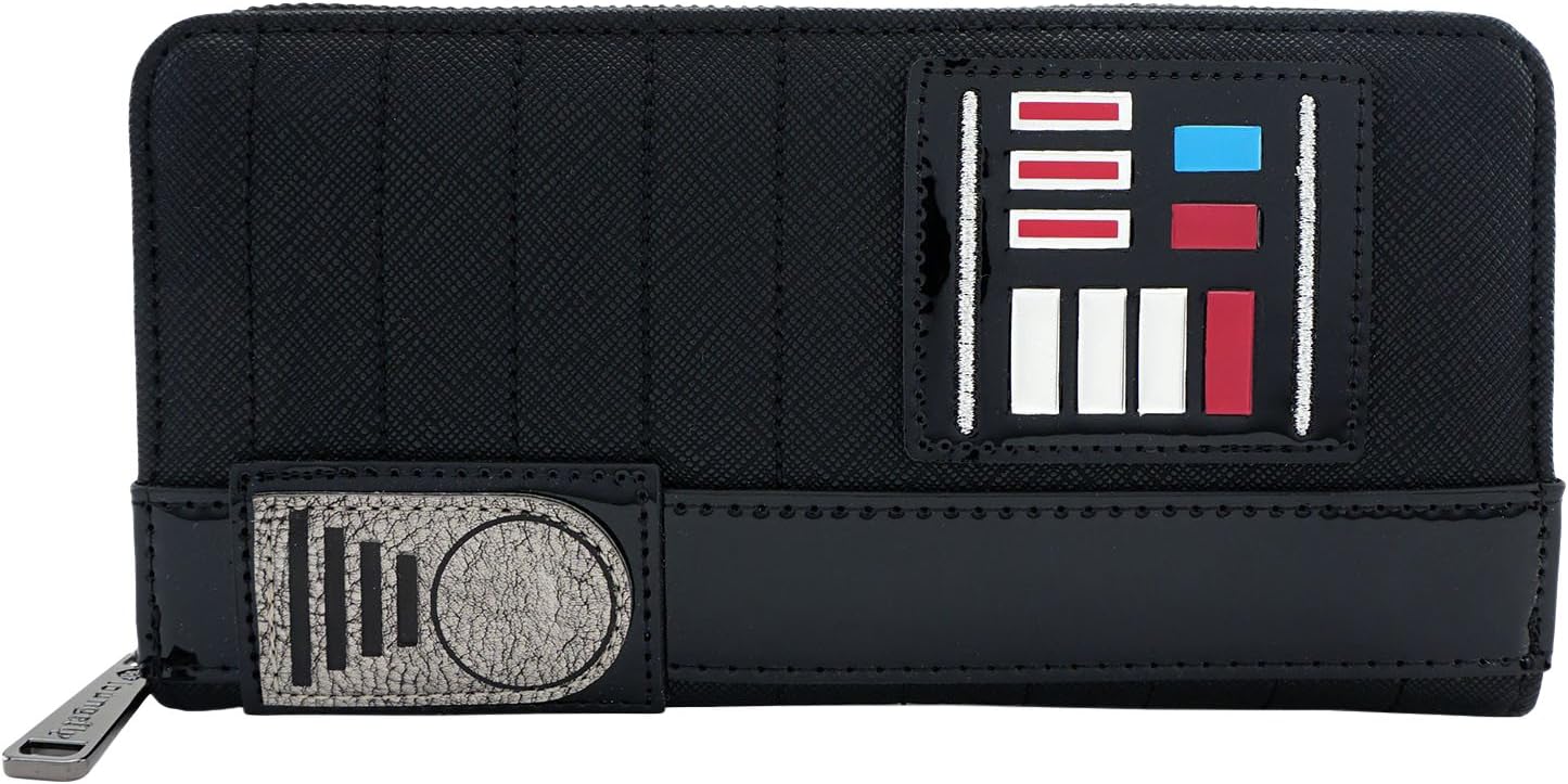 LoungeflyStar Wars Darth Vader Zip Around Wallet