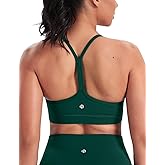 HeyNuts to Freest Womens Y Back Sports Bra, Spaghetti Strap Racerback Low Impact Workout Yoga Tops Padded A-C Cups *Updated