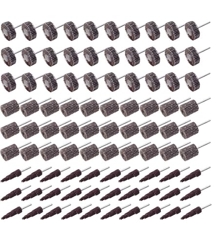 Roue Abrasive à Lamelles Wolfcraft - Grain 60 - Diamètre 80 X 30 Mm - Pour Perceuse
