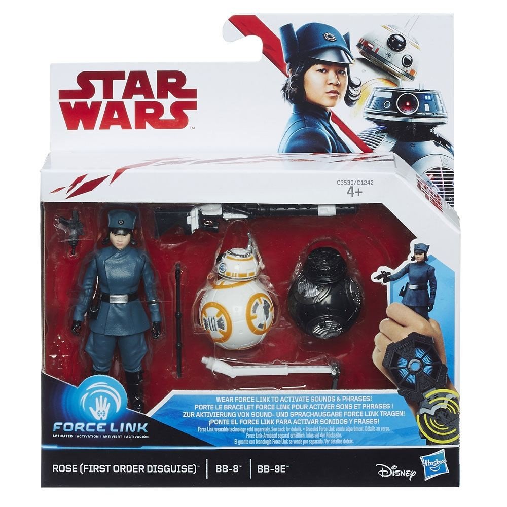 Hasbro Star Wars - Force Link - Figure Set - Rose, BB-8, B8-9E