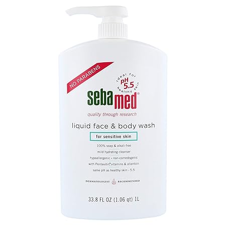 SEBA MED LIQUID FACE & BODY WASH 1000 ML